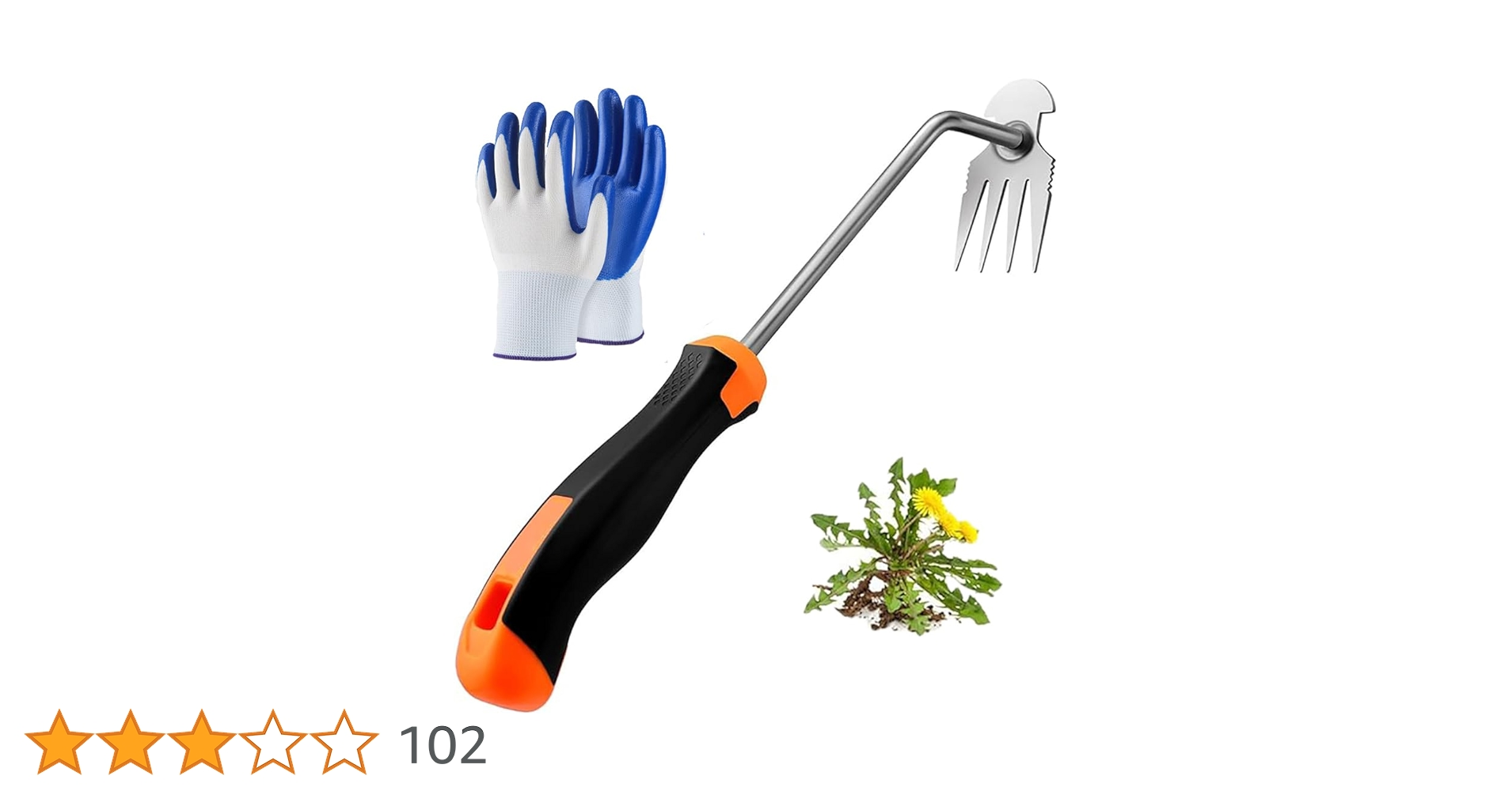 LAWFYMORI 150cm Weed Remover Tool With Long Handle, Garden Weeding Tool