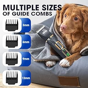 DSP® Dog Clippers for Grooming Dog Grooming Clippers 3-Speed Low Noise Dog Hair Clippers for Small & Large Dog