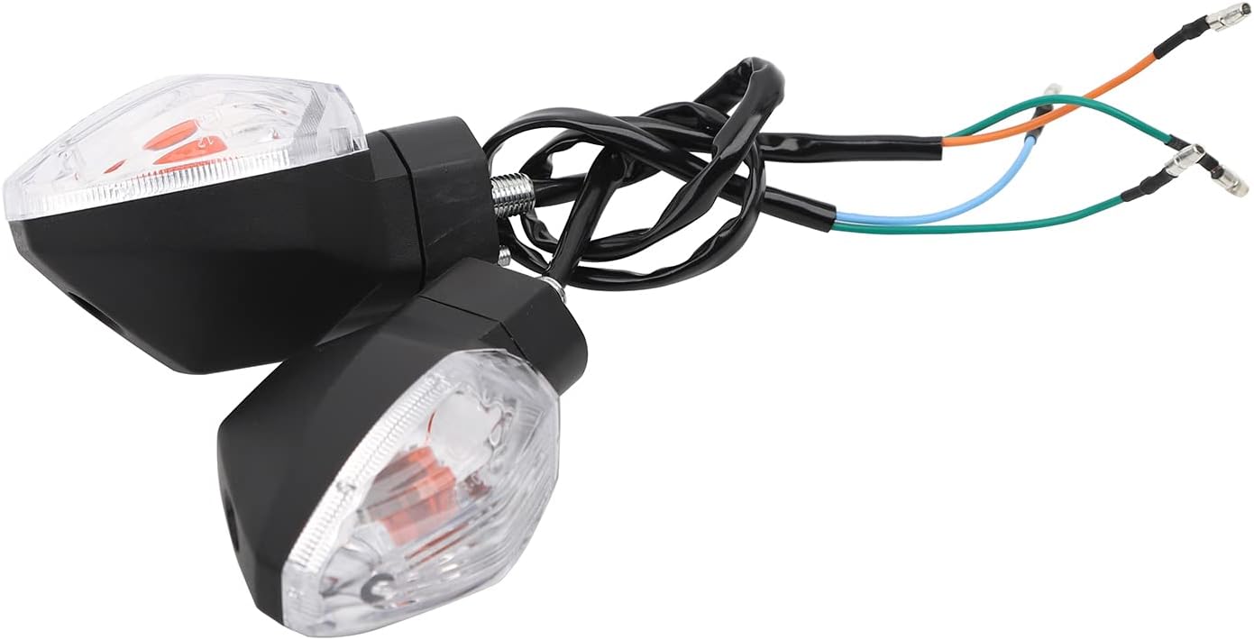 mokuo Motorcycle Front Turn Singal Assemblies Compatible with Honda Grom Msx 125 SF,12V 5W Halogen Lamp Light