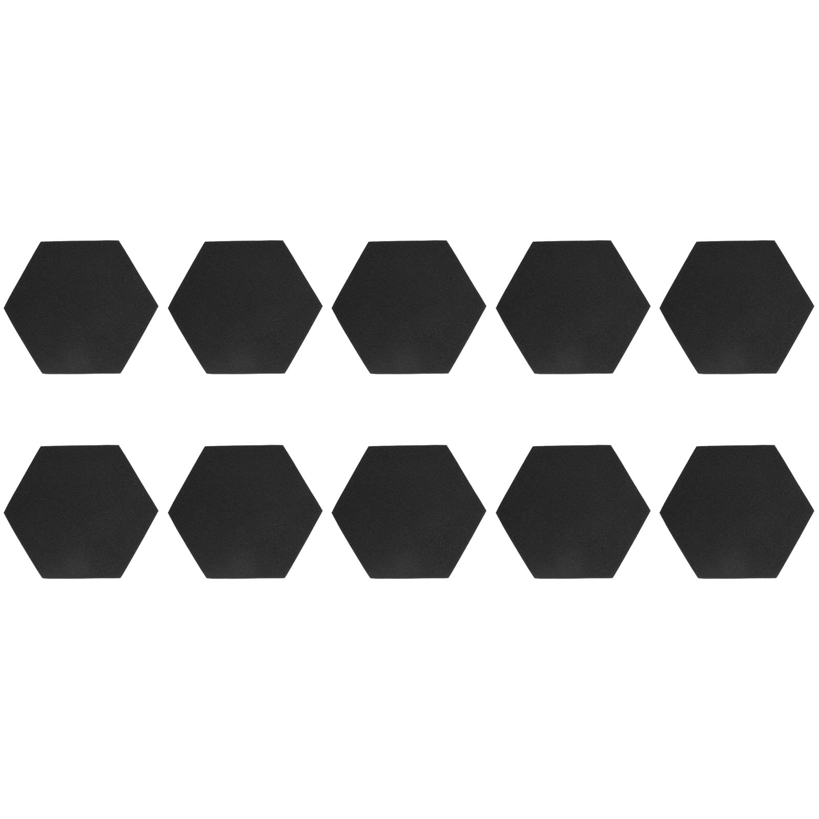 Paneles Acústicos De 10 Piezas, Paneles De Espuma Hexagonales A Prueba De Sonido, Paneles De Espuma A Prueba De Sonido De Alta Densidad Ignífugos, Para Paredes Y Techos