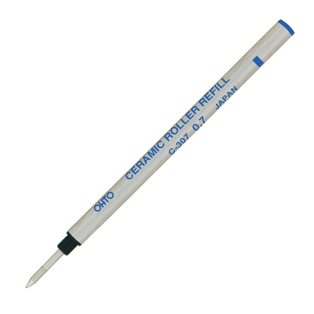 Ohto C-307P Ceramic Roller Ball Pen Refill - 0.7 mm - Blue