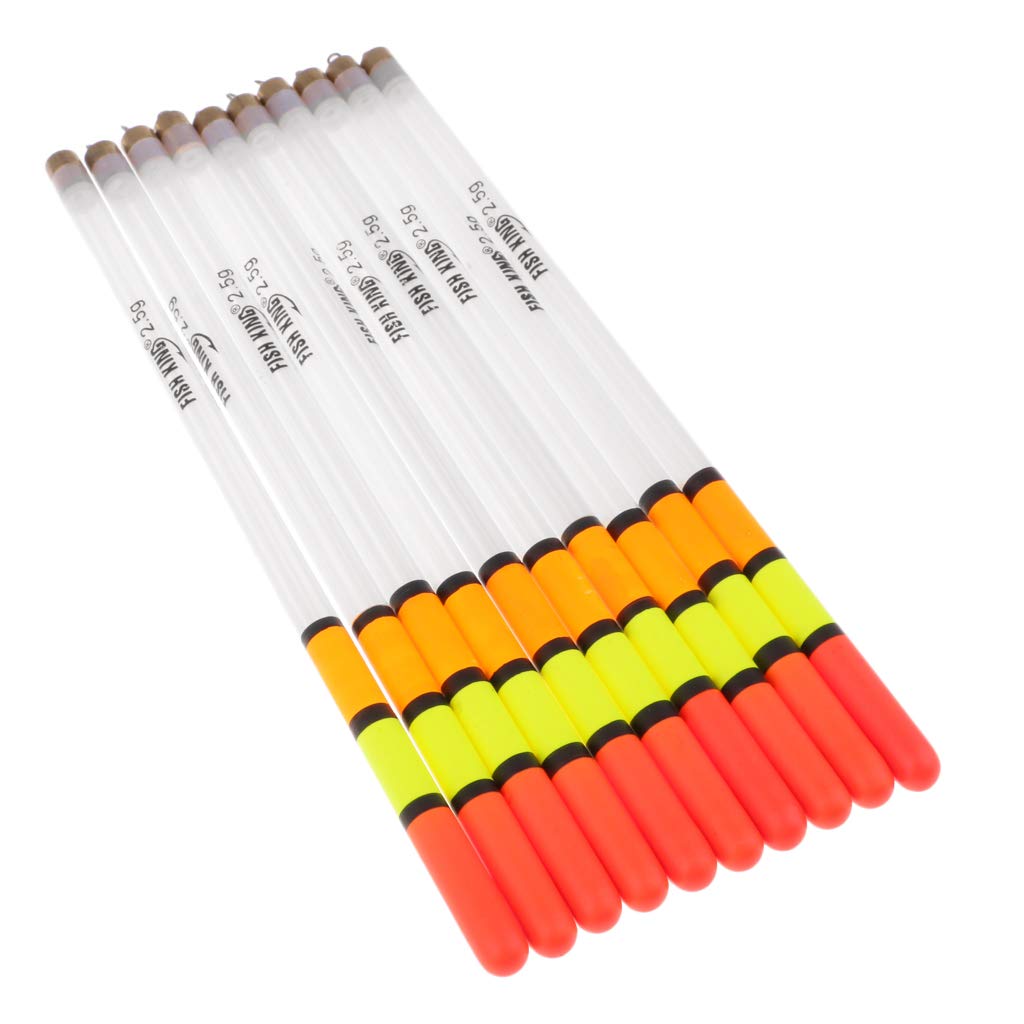 10 szt. boja wędkarska skała plastikowe spławiki wędkarskie zestaw kryształowych bobbers S