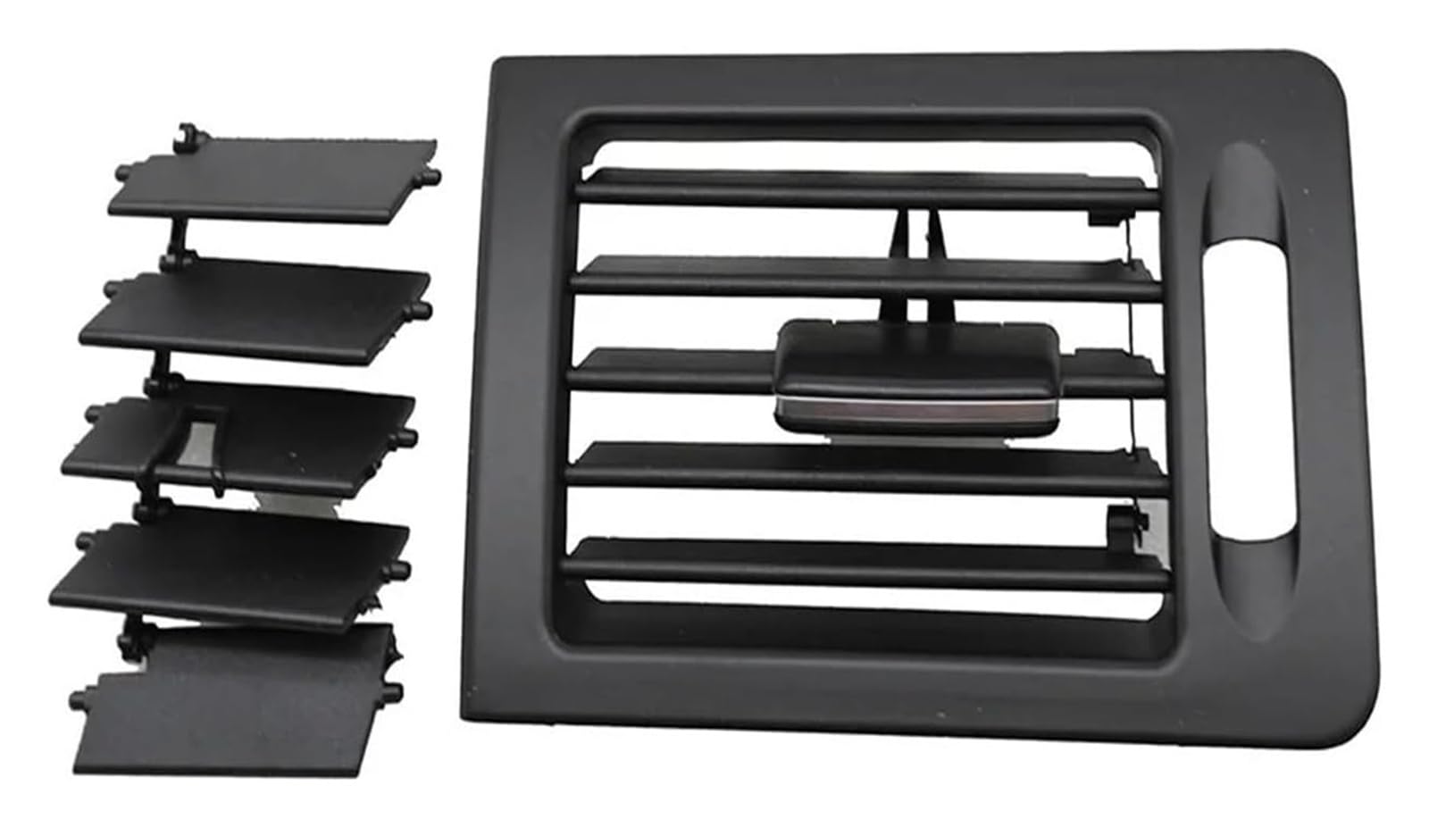 Car Dashboard Air Vent For W204 C Class 180 200 220 230 260 300 350 2007-2011 RHD Dashboard Fresh A/C Air Conditioner Cover Outlet Pane(-RHD Left Black)