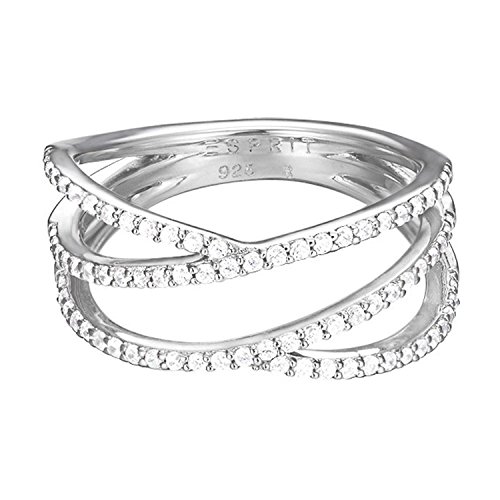 Preisvergleich Produktbild Esprit Damen-Ring 925 Sterling Silber Zirkonia brilliance weiß