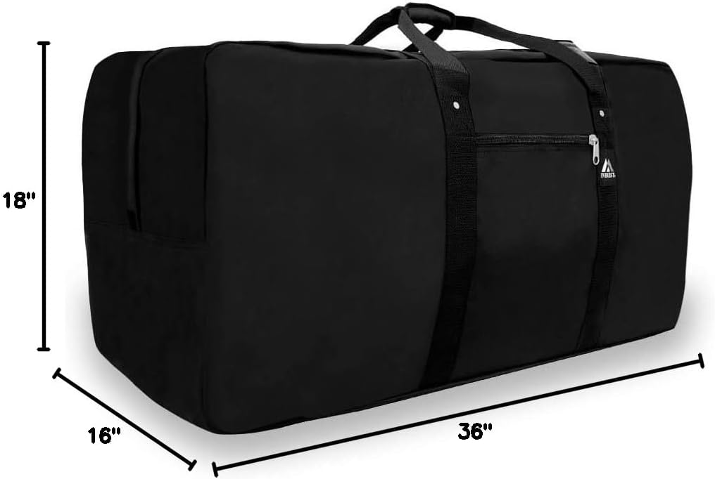 Everest Cargo Duffel - Medium, Black, One Size,3618-BK