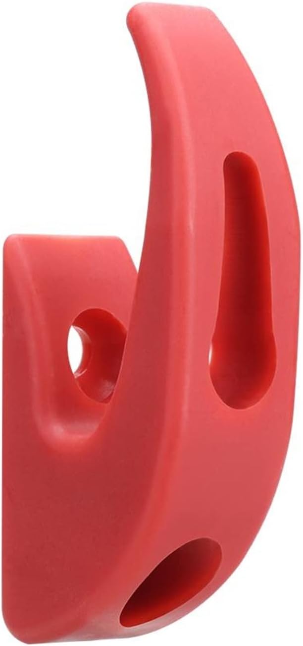 Fit for Xiaomi Fit for Mijia Fit for M365 Pro Front Hook Hanger Electric Scooter Helmet Bags Grip Scooter Grip Handle Hook Part (Color : Rojo)
