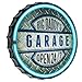 Officially Licensed Big Daddy's Garage Open 24/7 Bottle Cap Shaped LED Sign, New Improved Now with 6' Wall Plug Cord! LED Light Rope That Looks Like Neon, Wall Decor for Bar, Garage, or Man Cave