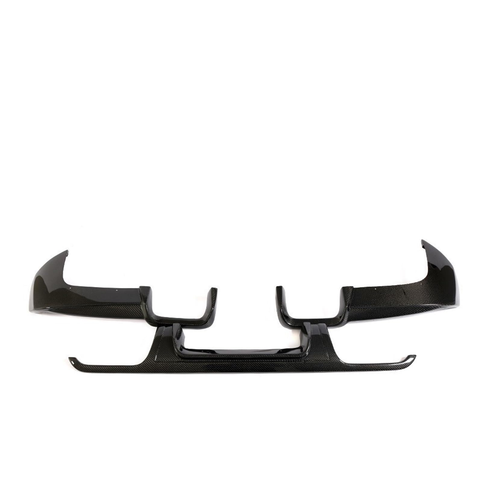 Dyfuzor tylnego zderzaka z włókna węglowego Spoiler kompatybilny z Mercedes Benz V klasa V250 Vito W447 dyfuzor tylnego zderzaka osłona ochronna (Color : Carbon fiber)