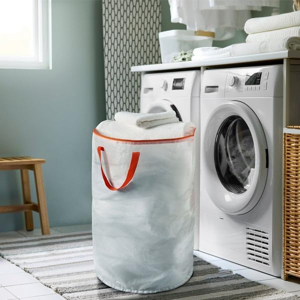 ProTuning PÄRKLA - Sacco portabiancheria, 70 l, colore: bianco