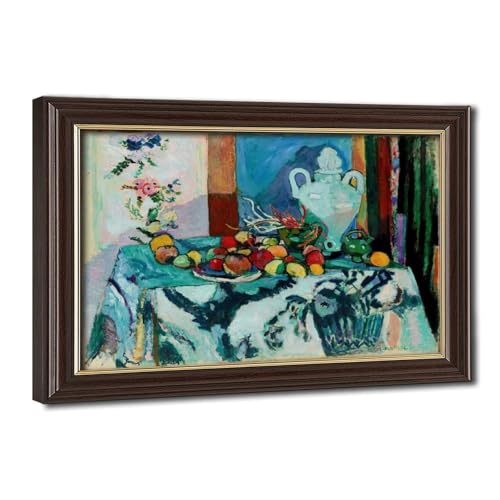 Impression sur toile Matisse pour décorer un petit espace de travail avec cadre inclus