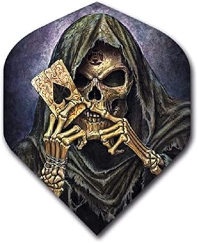 US Darts 3 Sets (9 Flights) Alchemy Grim Reaper Standard Dart Flights - 100 Micron Ex-Tough