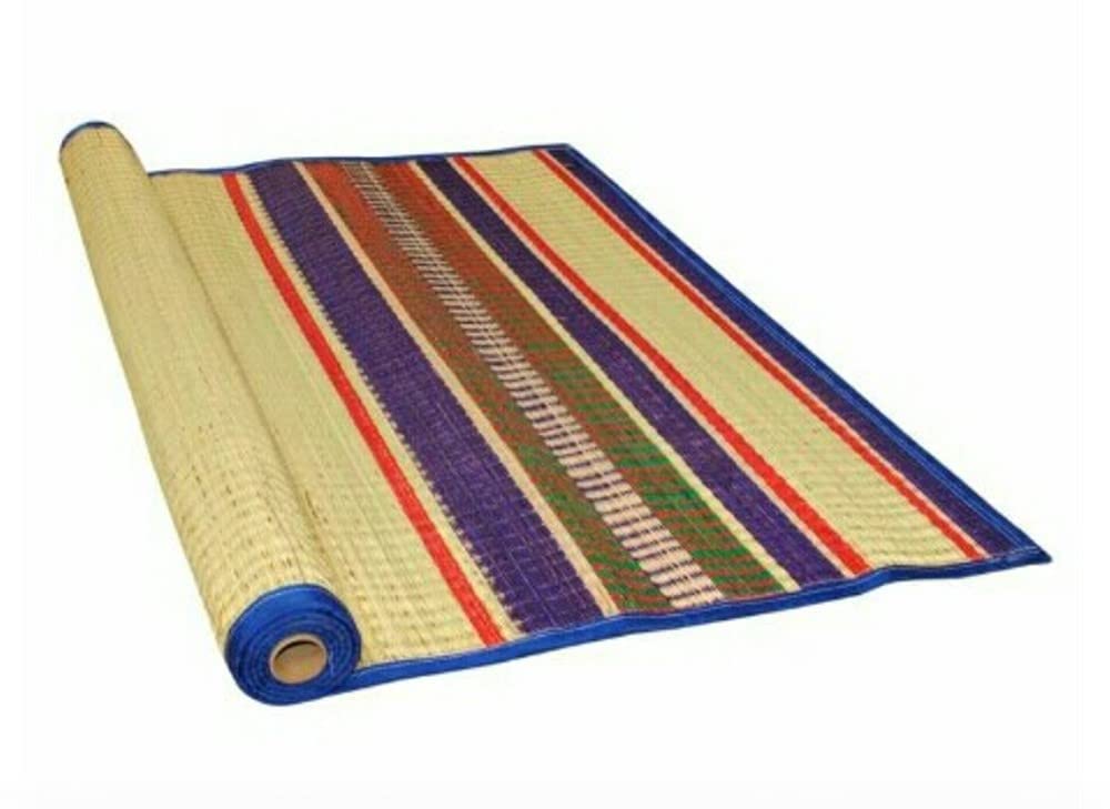 Retail Charms, Vandavasi korai mat, koari pai Madurkathi Mat/Korai Mat/Straw Mat/Rivergrass Mat/Seagrass Mat Portable Eco-Friendly Natural Handmade Mat for Traditional Festival (B0BZSH9FLW) Amazon Price History, Amazon Price Tracker
