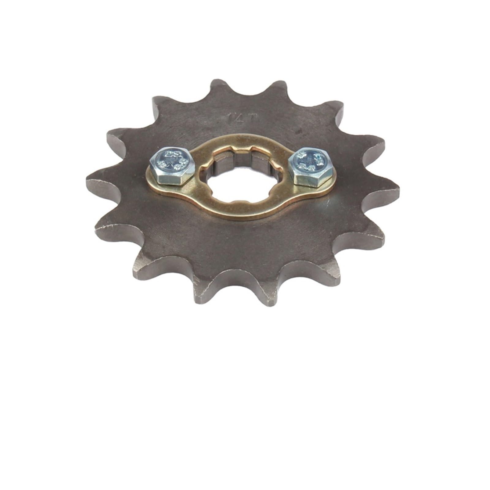 NKURTPC Motorcycle Sprocket 520# Chain 20mm 10T - 23T Front Engine Sprocket For 150 200 250cc ATV Quad Dirt Bike Motorcycle(14T)