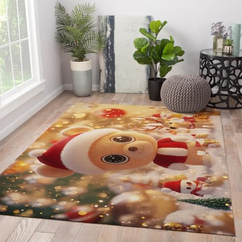 Tapis lavable Noël antidérapant pour entrée propre
