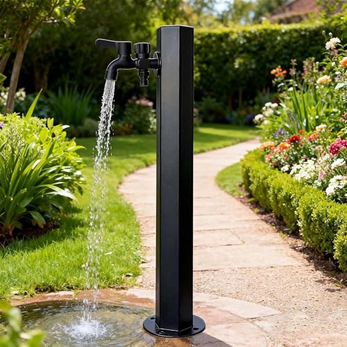 �u���b�N�Z�p�X�e�����X�X�`�[�����O�����K�[�f�����ΐ��֌��t�����g�����������t���A�}�E���g�����p�e�B�I����Ő��p(Single-spout faucet Height: 60cm)