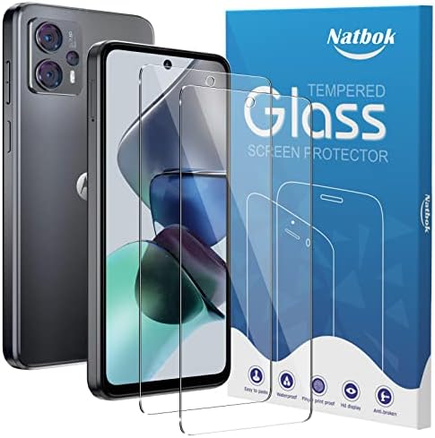 Natbok [3 Pack Compatible with Moto G62 5G/G32 Screen Protector Tempered Glass, Anti-Scratch HD 9H Hardness Protective Film for Moto G62 No bubble,Easy Install