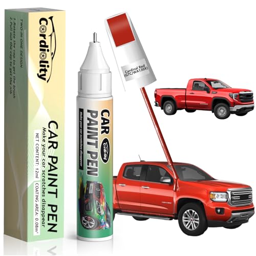 Image of Cardinal Red(G7C /WA130X) Touch Up Paint Pen for GMC,Car Paint Scratch Repair Pen Quick and Easy Fix Auto Paint Scratch