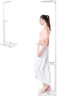 Professional Digital Physicians Scale, Ultrasonic Height Body Fat Analyzer, Smart Medical Scale for BMI Weight Height Fat Calories Muscle, 440lbs Weight Capacity