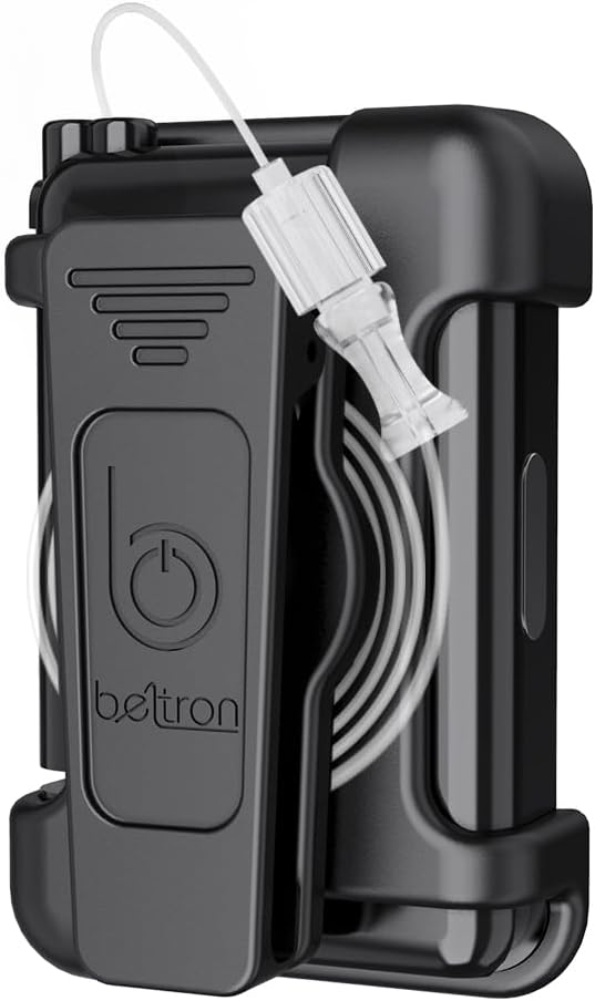 BELTRON Belt Clip for Tandem t:Slim X2 Pump (Strong & Durable Rotating Clip Case for Tandem Diabetes Care TSlim X2 Insulin Pump) - Black