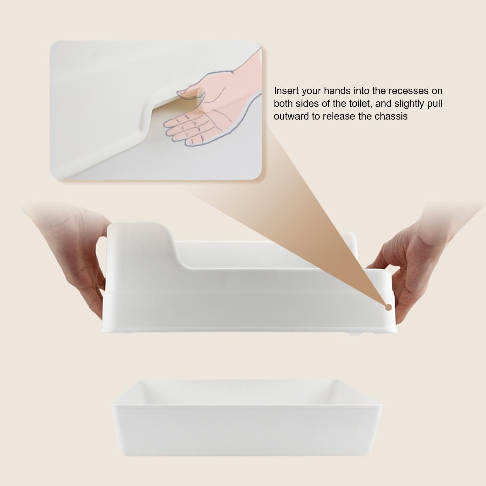 Generisch Bunny Litter Box | Small Animal Toilet Cage Potty Trainer