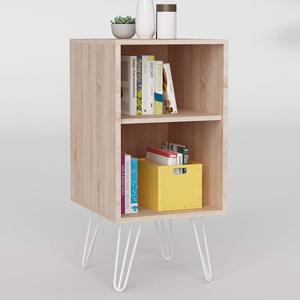 MU Estanterías para el hogar Estantería Estantería, Piso Estantería pequeña Armario de combinación Libre Piso de Estilo japonés Bastidores de Bastidor de Almacenamiento Simple