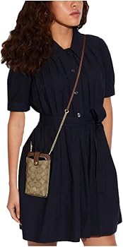 Amazon.co.jp: COACH コーチ クロスグレインレザー ノース サウス ロゴ