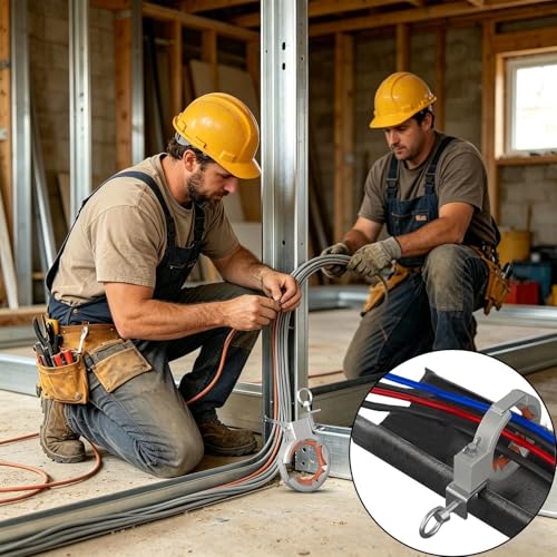 Polea tira cables de 65 mm para el tendido eléctrico en edificios comerciales 4