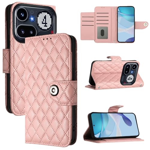 �X�}�z�P�[�X �Ή��@�� for Nothing Phone (4a) Pro �X�}�z�P�[�X�y�J�[�h�z���_�[�E�E�H���b�g�E�}�O�l�b�g�o�b�N���E�t���b�v�E�X�^���h�@�\�t���zDeepPink
