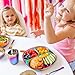 Ahimsa Stainless Steel Plates For Kids, Pediatrician Designed Colorful Divided Plates for Toddlers & Baby, Non Toxic, Unbreakable & Dishwasher Safe, Rainbow Set of 4