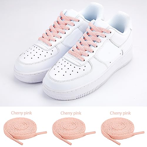 Image of ZHENTOR 3 Pair Flat Shoe Laces for Sneakers, Shoelaces for Sneakers Athletic Running Shoes Boot Strings