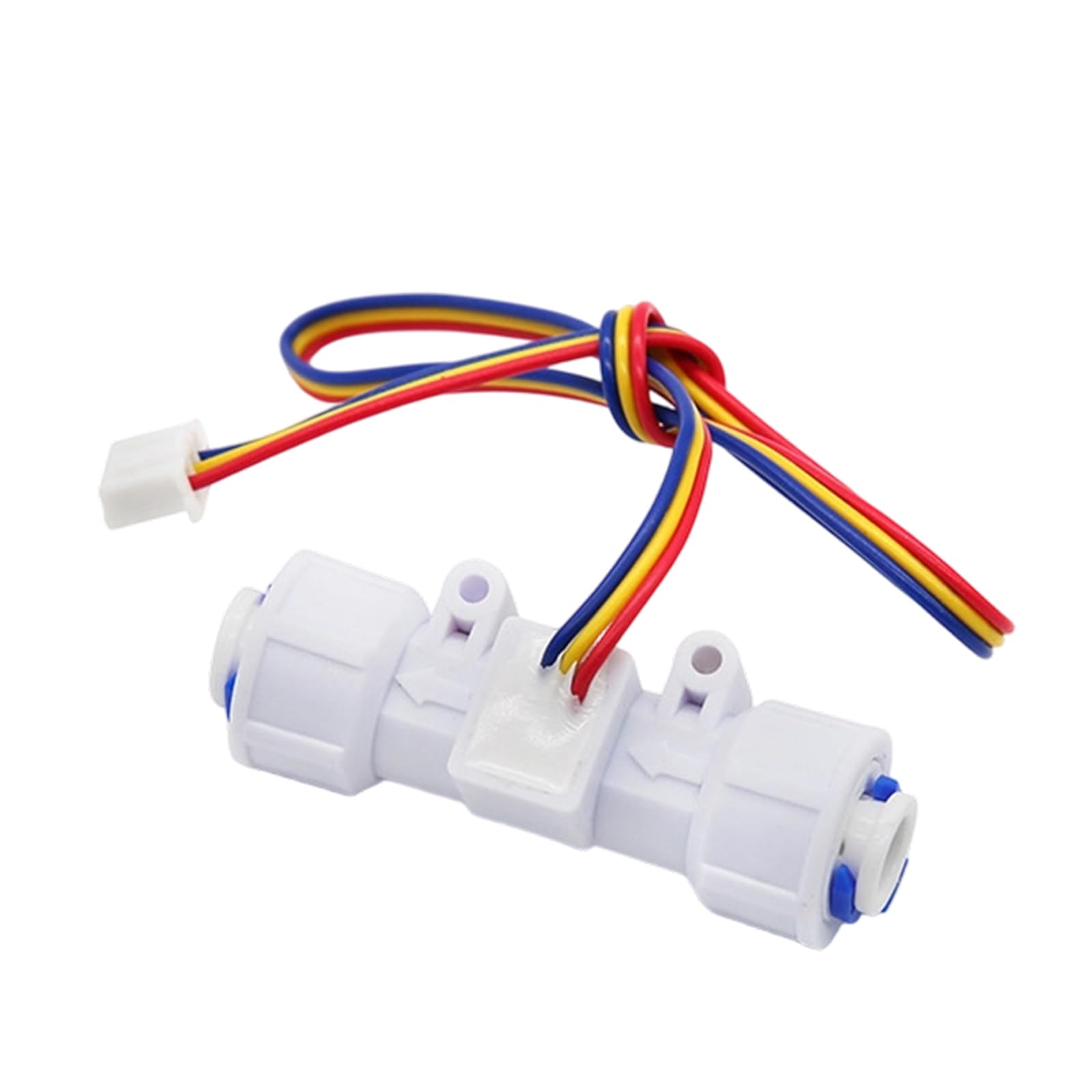 Hall Effect Flows Meter Fast Installation 1 / 4in Connector Fitting for Water Dispenser Flowmeter Counter Coffee Machine and Water Purifiers Flowmeter