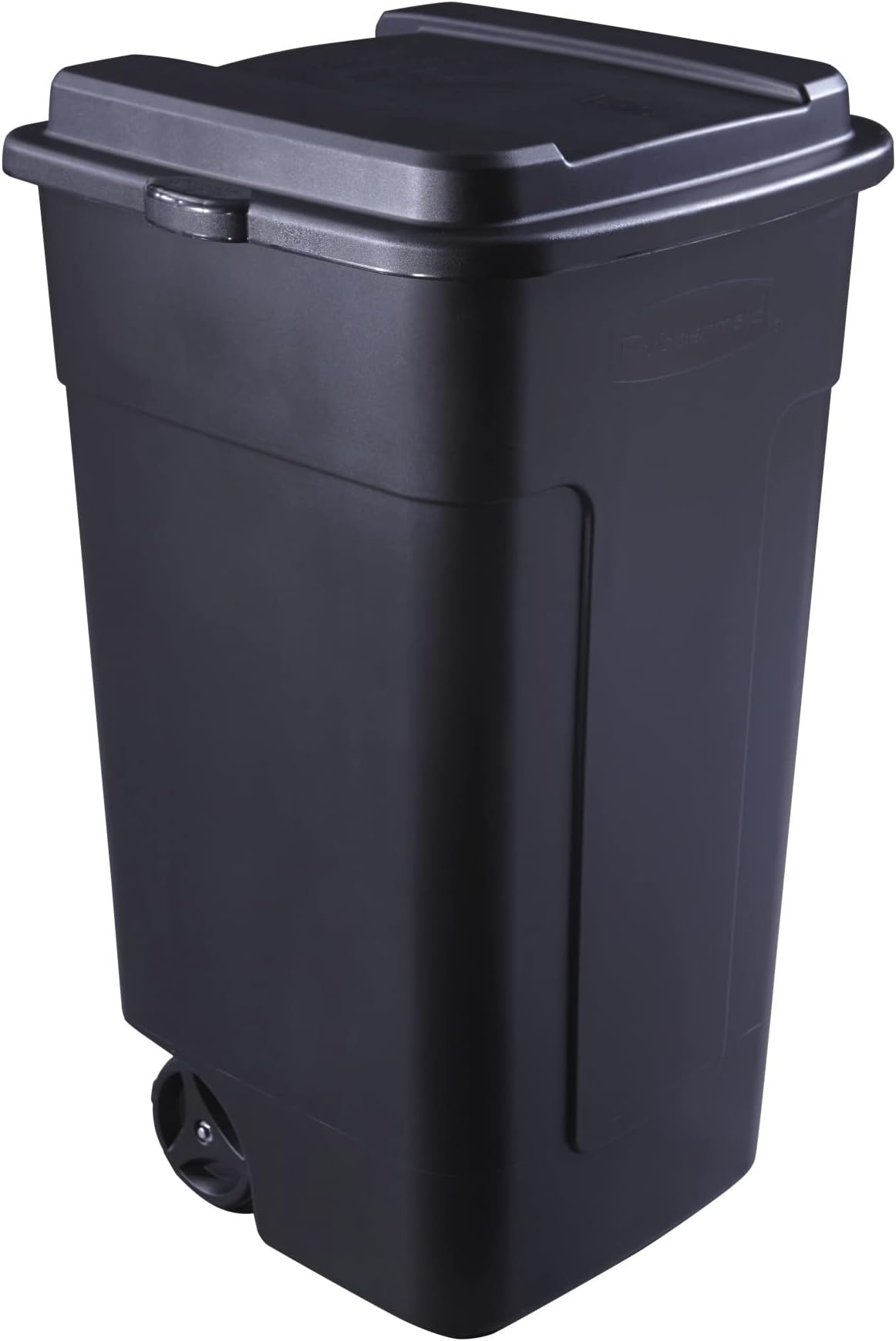 VinEry 50 gal Roughneck Wheeled Plastic Garage Trash Can, Black