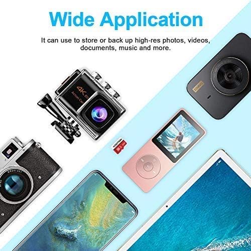 Image of KOOTION 32GB Memory Card Micro SDHC for Action Cameras, Drones, Smartphones and Tablets, 32GB Micro SD Card SDHC UHS-I, U1, C10