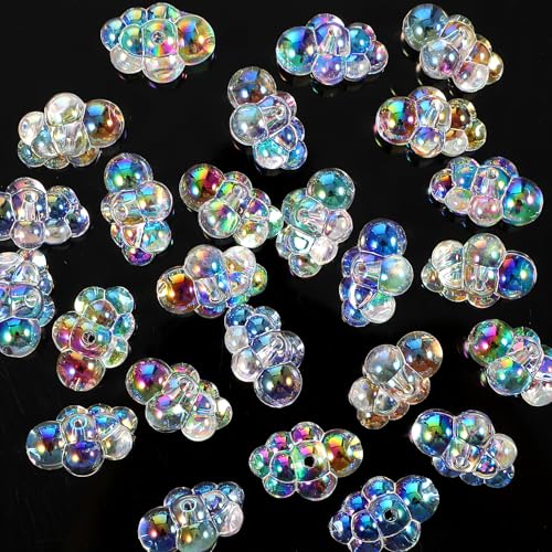 30 Pack Dollhouse Bubbles Clusters 1:6 Mini Fake Bubbles Bathtub