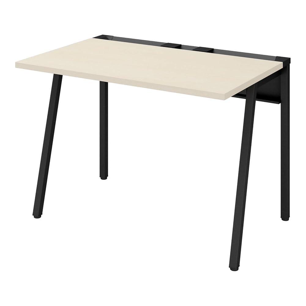 コクヨ　デスク 在宅　テレワーク　ホワイト×ナチュラル 幅100×奥行70 Amazon.co.jp: オフィスデスク コクヨ リーン 平机 ワークデスク