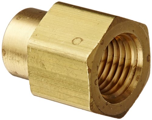 Image of Eaton Weatherhead 3300X4X2 Brass CA360 Fitting, Reducing Coupling, 1 /4 inch x 1 /8 inch NPT Female