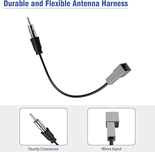 Miniatura 5 de JAYUBIEN Adaptador de antena de repuesto para conector de antena de radio Hyundai, compatible con Accent Elantra Genesis Santa Sonata Tucson Kia