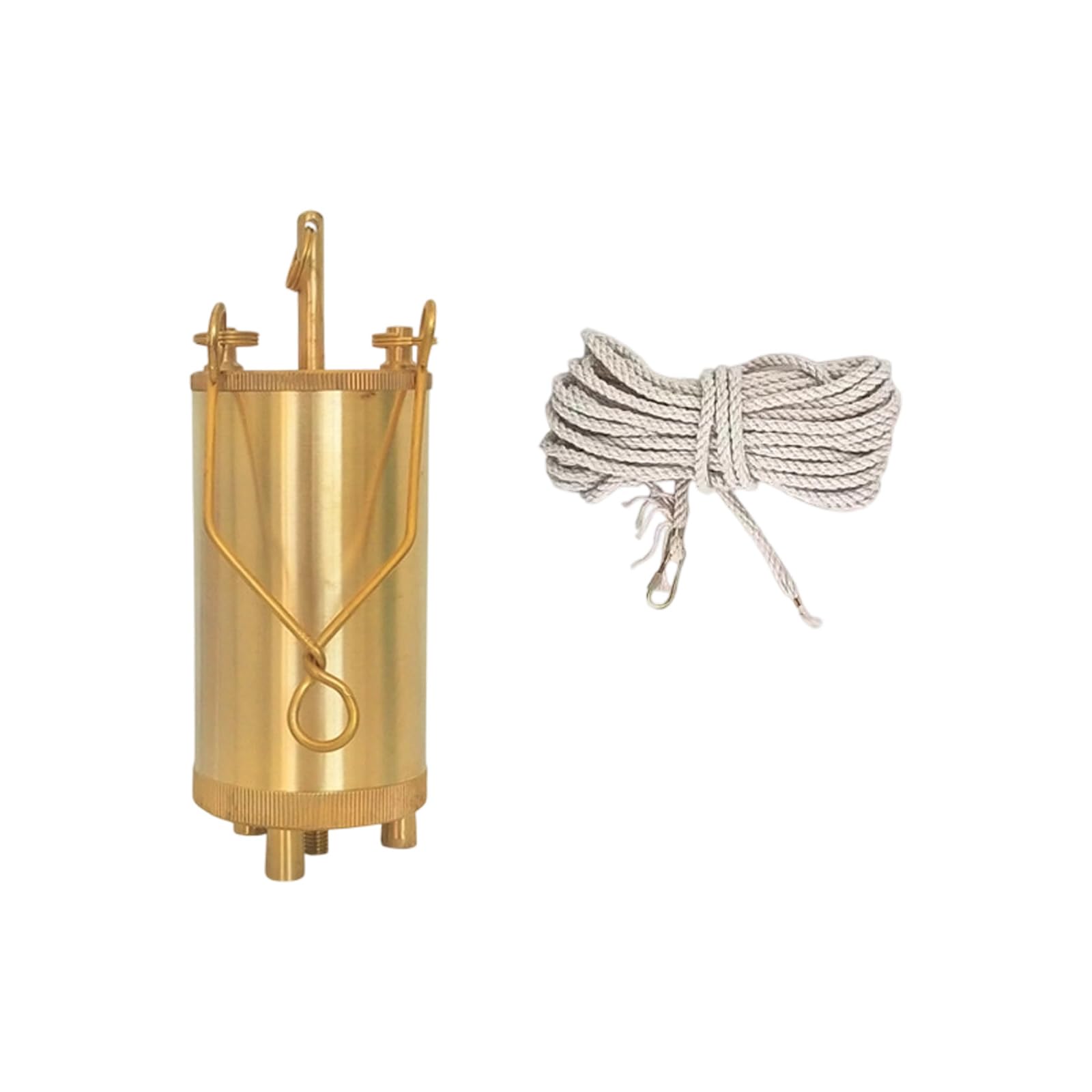 Kaccde Copper 300Ml Temperature Resistant Oil Sampling Container Copper Materials Easy To Clean Surfaces For Less Fluid Analysis In Industrial Environment Oil Sampler Bucket