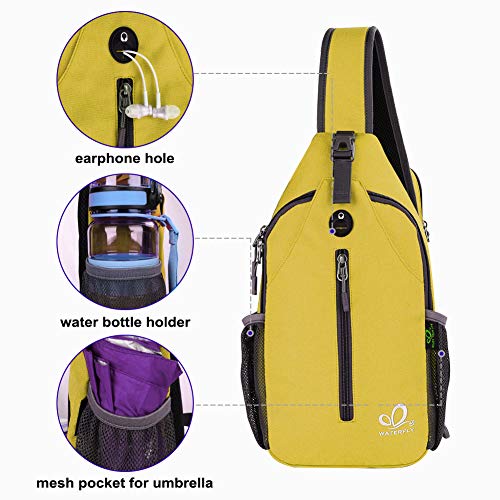 Waterfly Crossbody Sling Backpack Sling Bag Travel Hiking Chest Bag Daypack #TOP1