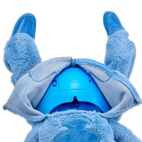 Disney Stitch Puppetronic by Real FX von Lilo & Stitch, elektronisches Plüschtier, 45 cm, 100+ Kombinationen von Aktionen und Klängen, realistisches Spielzeug mit Sensoren und Reaktionen, ab 6 Jahren