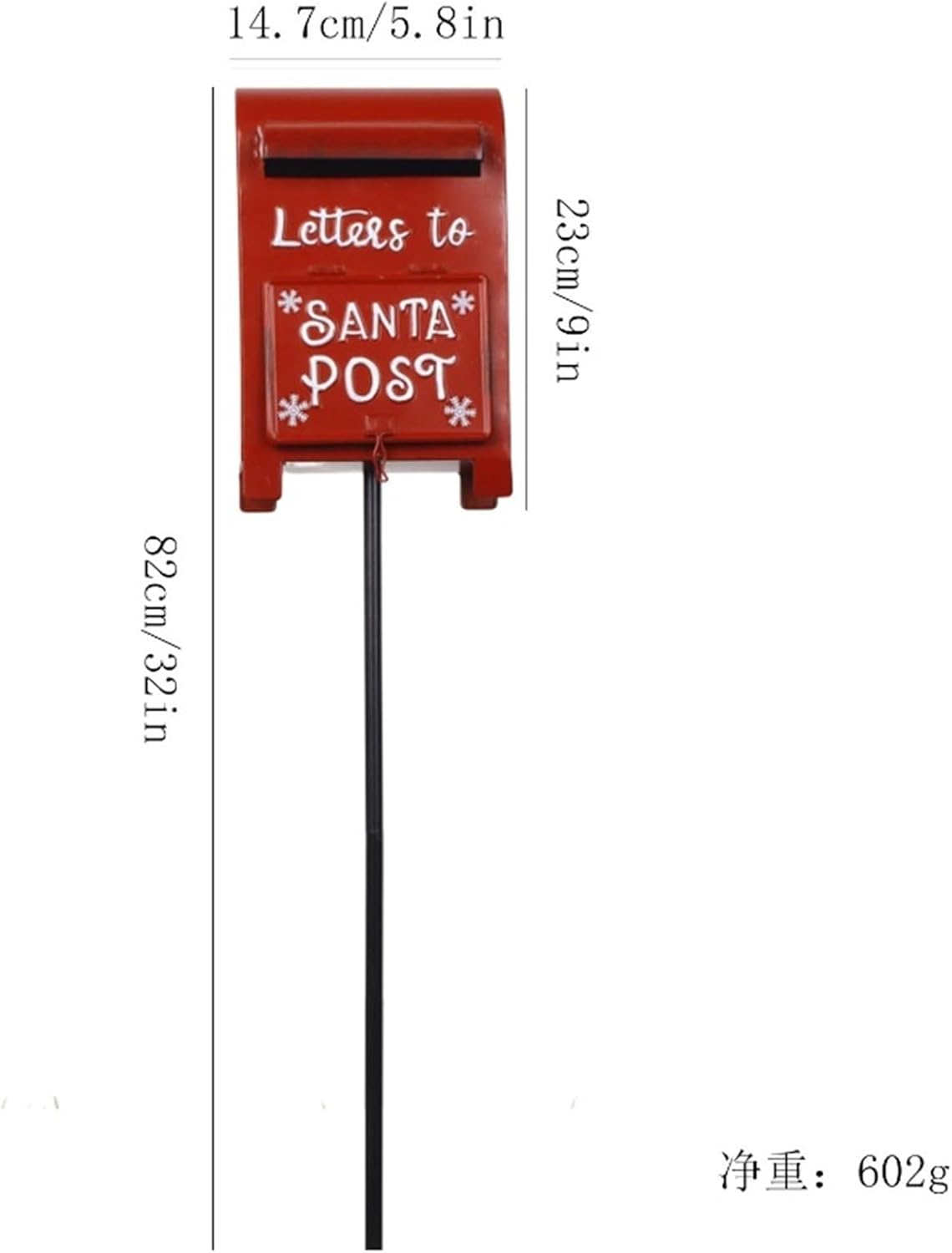 Wall Mount Mailboxes,Modern Delivery Letterbox Standing Post Box Outdoor Mailbox For All Small Packages Magazines Post Mail Letter Letter Post Mail ‎Outdoor