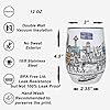 Beary Blu Cities Around the World 12 Oz Tumbler Series - Designed in the USA - Vacuum Insulated Tumbler with Lids - Stainless Steel Wine Coffee Water Travel Mug, for Hot Cold Drink (Seattle) #4