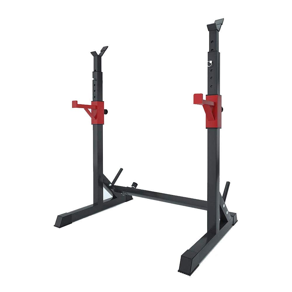 ERoomQ Adjustable Squat Rack Stands Fitness Barbell Rack Portable Strength Training Dumbbell Rack,Equipment 250kg Max Load,Perfect for Indoor Home Gym