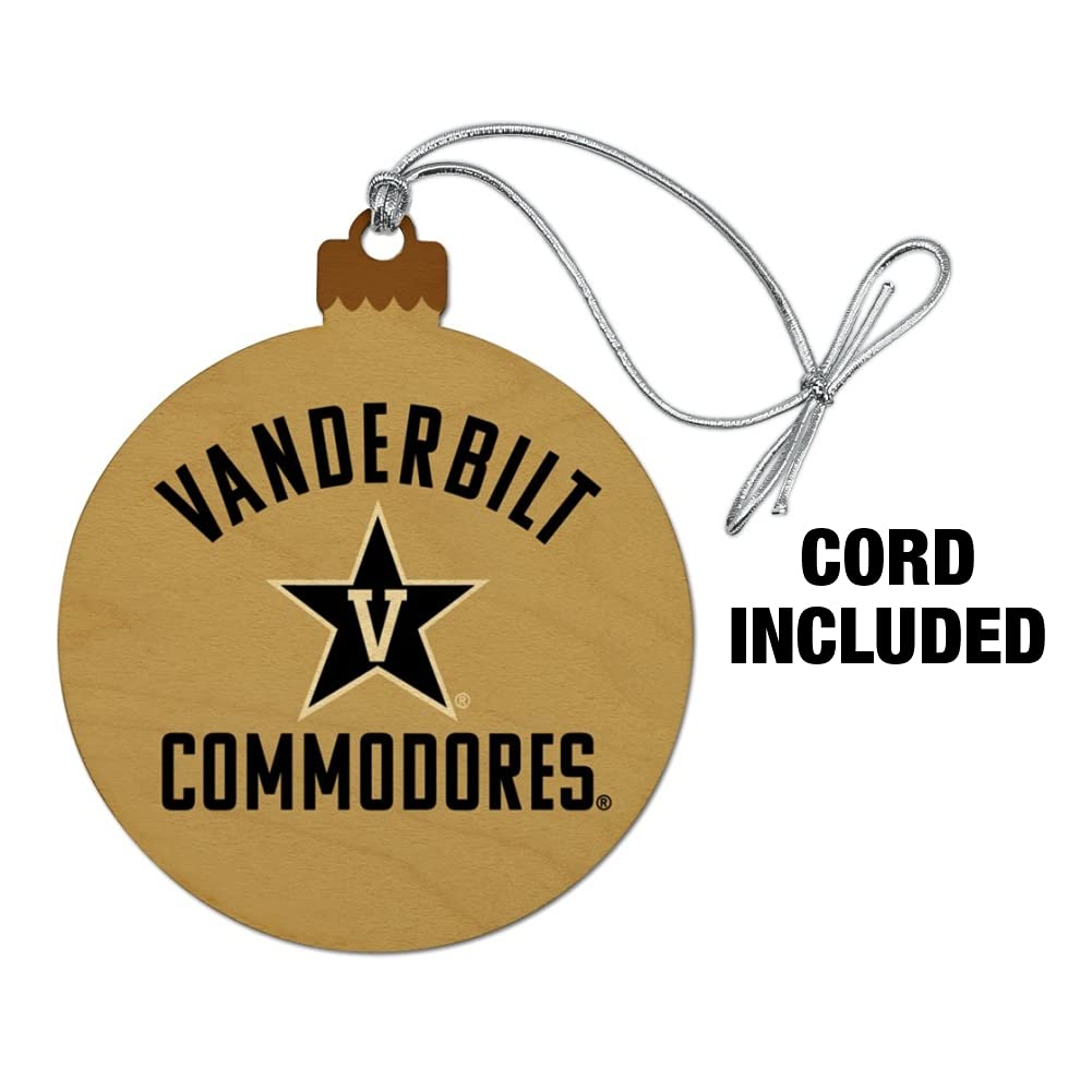 GRAPHICS & MORE Vanderbilt University Commodores Wood Christmas Tree Holiday Ornament