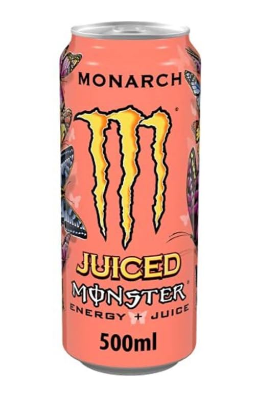 Monster Energy Monarch Energy Drink | Peach & Nectarine Flavour | 500ml Can-image-5