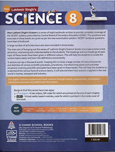 Science for Class 8 CBSE (2020-2021 Examination)