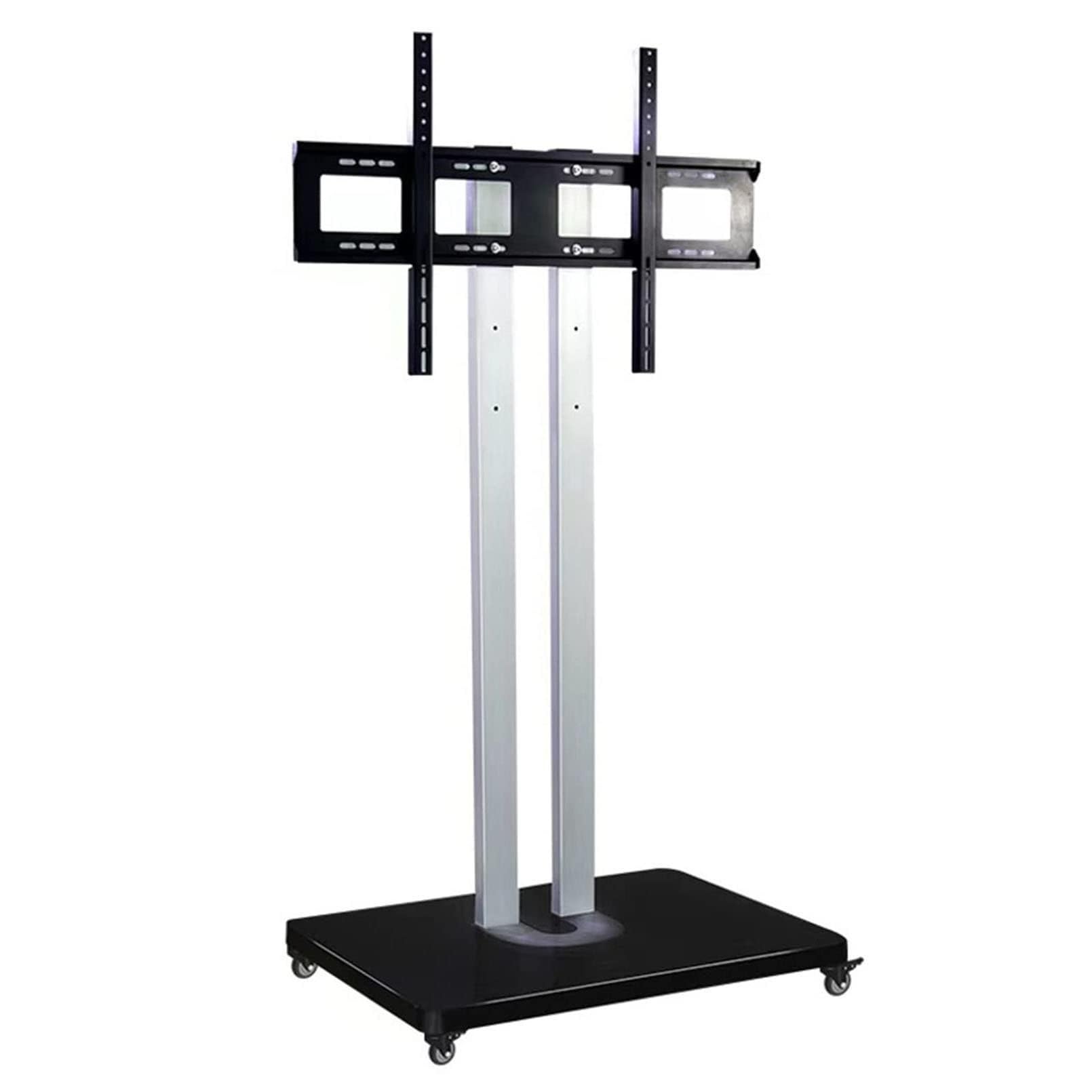OLSKFUH Portable Tv Floor Stand - Adjustable Height Portable Floor Stand Mobile Screen Cart With Wheels Suitable For 42-65 Inch Led Flat Screen Load-Bearing Up To 50 Kg Multiple,