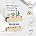 Inspirational Therapy Office Decor - Mental Health Wooden Block Calendar, Counseling Therapist Office Desk for Homeschool Counseling Office, Motivational Gifts for Teacher