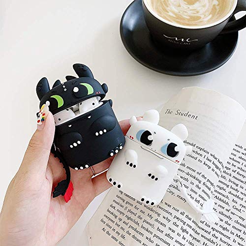 Image of Silicone Case Compatible for Apple Airpods 4 (2024) Cute Design for AirPods 4 with Active Noise Cancellation (ANC) with Keychain Hook Shockproof Protective Case (Tothless)