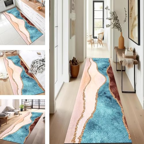 Tapis de couloir absorbant l'eau et lavable avec envers antidérapant - 2